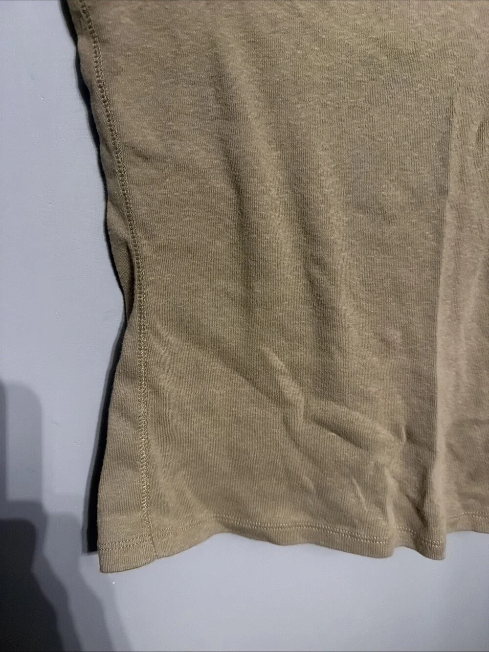 Buck Mason Women’s Small Driftwood Heirloom Rib S/S Tee